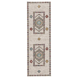 Jaipur Living Jaipur Living Tov Geometric Medallion Polypropylene Runner Rug for Hallway or Patio 2'8" x 10' RUG142705