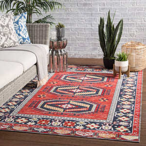 Jaipur Living Jaipur Living Miner Polypropylene Medallion Runner Rug for Indoor Outdoor Spaces 4'X6' RUG149428