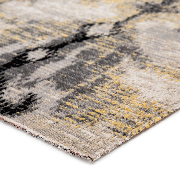 Jaipur Living Jaipur Living Zenith Ikat Polypropylene Runner Rug for Hallways Patios and Entryways Gray 8'10"X12' RUG142925