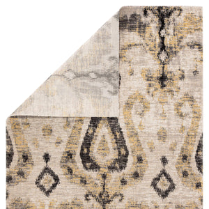Jaipur Living Jaipur Living Zenith Ikat Polypropylene Runner Rug for Hallways Patios and Entryways Gray 8'10"X12' RUG142925