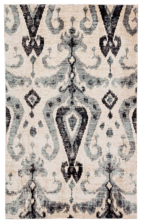Jaipur Living Jaipur Living Zenith Ikat Polypropylene Runner Rug for Hallways Patios and Entryways Blue 2'X3' RUG142929