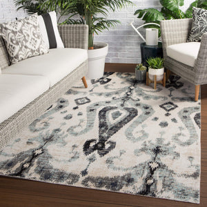 Jaipur Living Jaipur Living Zenith Ikat Polypropylene Runner Rug for Hallways Patios and Entryways Blue 2'X3' RUG142929