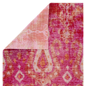 Jaipur Living Polaris Zenith Pol16 Powerloomed Machinemade 100% Polypropylene Contemporary Ikat Outdoor Rug Pink, Orange 100% Polypropylene Rug142935