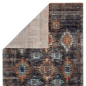 Jaipur Living Polaris Dez Pol18 Powerloomed Machinemade 100% Polypropylene Moroccan / Bohemian Tribal Outdoor Rug Blue, Orange 100% Polypropylene Rug142944