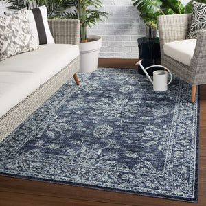 Jaipur Living Jaipur Living Fayer Polypropylene Medallion Rug Indoor Outdoor Botanical Oriental 7'6"X9'6" RUG143002