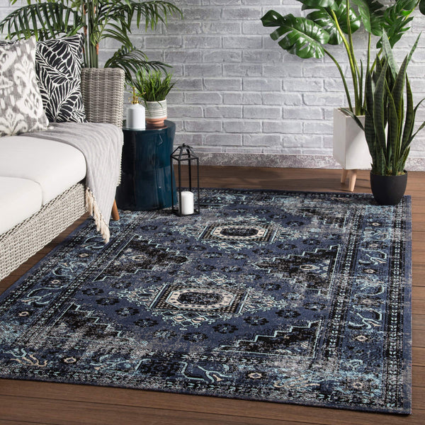 Jaipur Living Jaipur Living Westlyn Turkish Medallion Polypropylene Indoor Outdoor Area Rug 7'6"X9'6" RUG143229