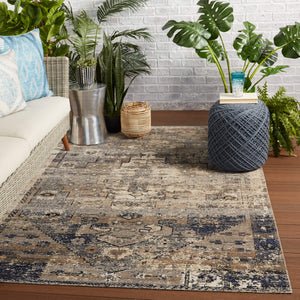 Jaipur Living Jaipur Living Belfast Polypropylene Medallion Runner Rug for Indoor Outdoor Spaces 4'X6' RUG149221