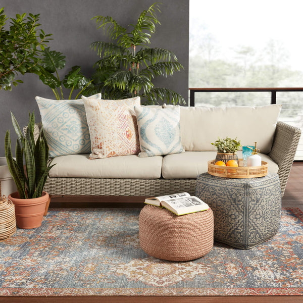 Jaipur Living Jaipur Living Freemond Polypropylene Runner Rug Ornate Medallion Indoor Outdoor Patio 2'8"X10' RUG149164