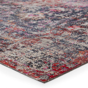 Jaipur Living Jaipur Living Fayette Turkish Medallion Polypropylene Runner Rug for Halls and Patios Dark Blue 7'6"X9'6" RUG149101