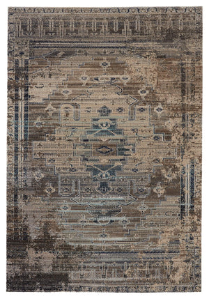 Jaipur Living Jaipur Living Cicero Tribal Medallion Polypropylene Runner Rug for Entryway or Patio RUG149085