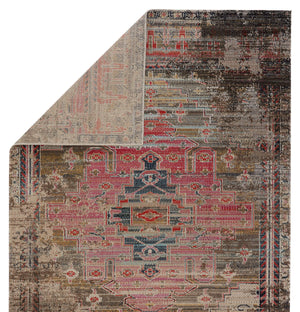 Jaipur Living Jaipur Living Tribal Medallion Polypropylene Indoor Outdoor Runner Rug Distressed Finish RUG149073