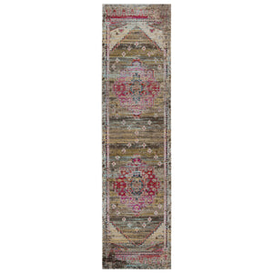 Jaipur Living Jaipur Living Cicero Tribal Medallion Polypropylene Runner Rug for Patio or Hallway RUG149074