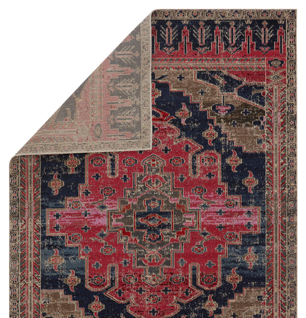 Jaipur Living Jaipur Living Cicero Distressed Turkish Medallion Round Polypropylene Indoor Outdoor Rug RUG149198