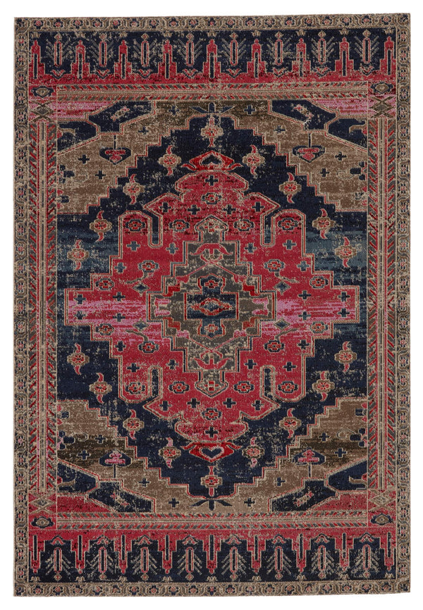 Jaipur Living Jaipur Living Cicero Distressed Turkish Medallion Polypropylene Rug Dining Patio RUG149064