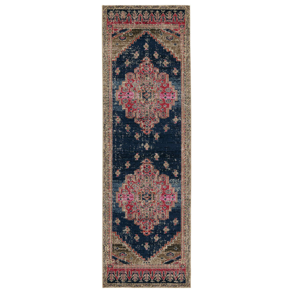 Jaipur Living Jaipur Living Cicero Tribal Medallion Runner Rug Indoor Outdoor Polypropylene Bold RUG149067