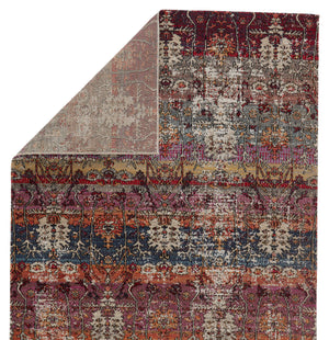 Jaipur Living Jaipur Living Trellis Damask Runner Rug Indoor Outdoor Polypropylene Vintage Distressed RUG149056