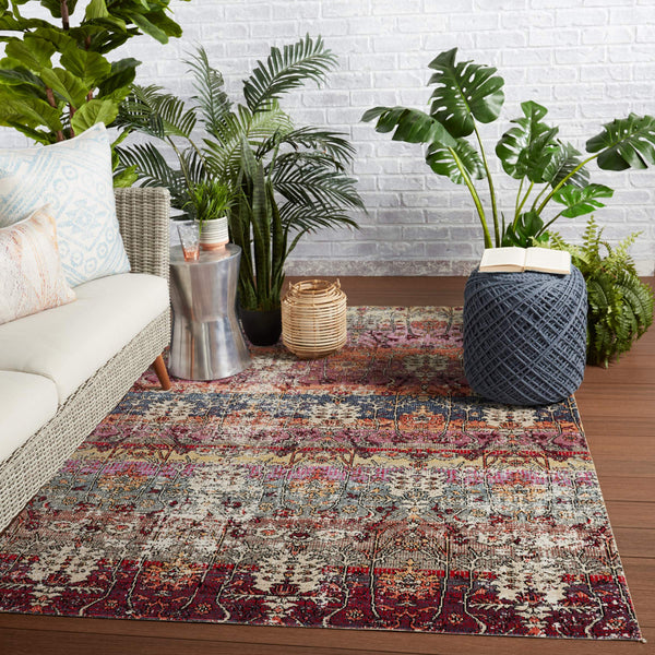 Jaipur Living Jaipur Living Genesee Polypropylene Trellis Damask Rug for Patios and Rooms RUG149012