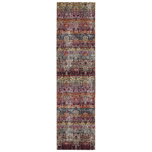 Jaipur Living Jaipur Living Trellis Damask Runner Rug Indoor Outdoor Polypropylene Vintage Distressed RUG149056