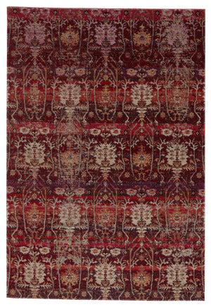 Jaipur Living Jaipur Living Genesee Distressed Damask Polypropylene Rug for Indoor Outdoor Spaces RUG149042
