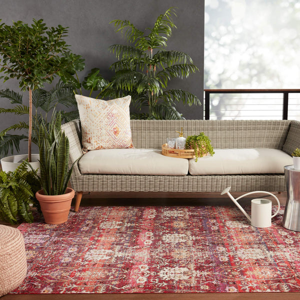 Jaipur Living Jaipur Living Genesee Polypropylene Indoor Outdoor Damask Rug Vintage Boho Accent RUG149010