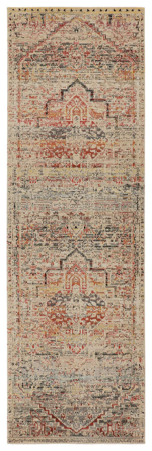 Jaipur Living Jaipur Living Altona Polypropylene Medallion Rug for Patio Kitchen or Entryway 2'6" X 8' RUG149037