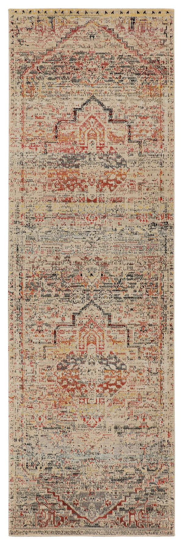 Jaipur Living Jaipur Living Altona Polypropylene Medallion Rug for Patio Kitchen or Entryway 2'6" X 8' RUG149037