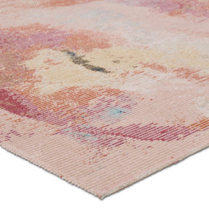 Jaipur Living Polaris Meuse Modern Machine Made Outdoor Rug Pink 9'10"x14'