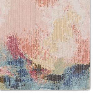 Jaipur Living Polaris Meuse Modern Machine Made Outdoor Rug Pink 9'10"x14'