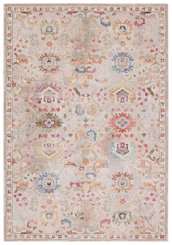 Jaipur Living Jaipur Living Hesperia Oushak Runner Rug Polypropylene Distressed Floral Indoor Outdoor 7'6"X9'6" RUG156870