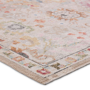 Jaipur Living Jaipur Living Hesperia Oushak Runner Rug Polypropylene Distressed Floral Indoor Outdoor 7'6"X9'6" RUG156870