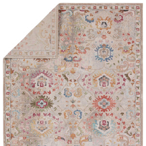 Jaipur Living Jaipur Living Hesperia Oushak Runner Rug Polypropylene Distressed Floral Indoor Outdoor 7'6"X9'6" RUG156870