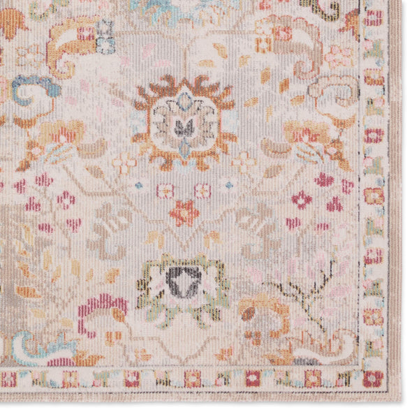 Jaipur Living Jaipur Living Hesperia Oushak Runner Rug Polypropylene Distressed Floral Indoor Outdoor 7'6"X9'6" RUG156870