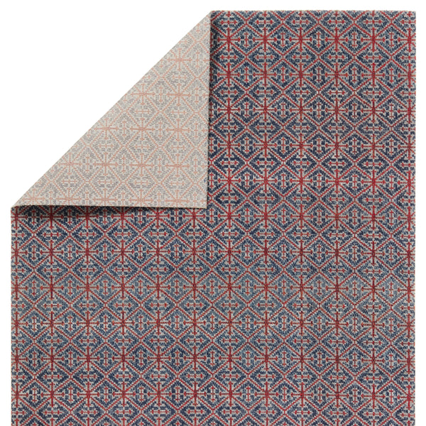 Jaipur Living Polaris Darlita POL52 Machine Made Powerloomed Outdoor Rug Red 7'6" x 9'6"