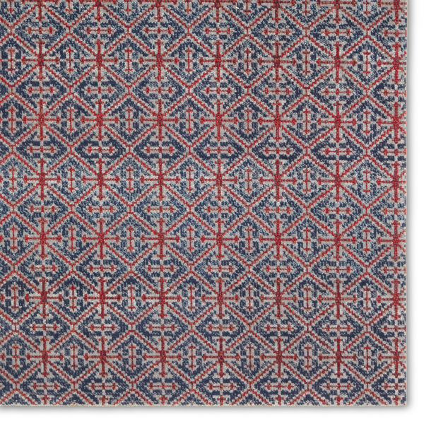 Jaipur Living Polaris Darlita POL52 Machine Made Powerloomed Outdoor Rug Red 7'6" x 9'6"