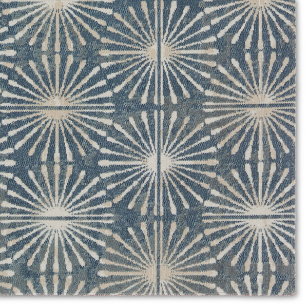 Jaipur Living Polaris Calvary POL53 Machine Made Powerloomed Outdoor Rug Blue 7'6" x 9'6"