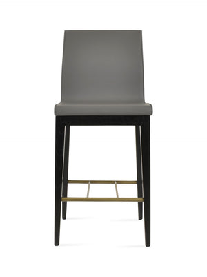 Soho Concept Polo Wood Barstools & Counterstools – Elegant Upholstery, Solid Walnut Base, 10-year Guarantee! Ash,Black,Brass,Grey  Soho-concept-dining-chair-09701