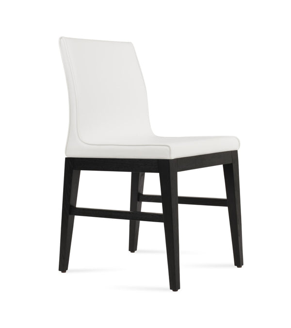 Soho Concept Pasha Wood Dining Chair - Stylish Leatherette Seating With 2-year Guarantee, Limited Stock Available! Ash,Black,White  Soho-concept-dining-chair-05538