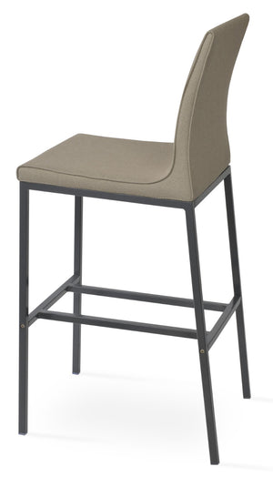 Soho Concept Polo Metal Barstools & Counterstools - Stylish & Durable With Italian Fabric, 5-year Guarantee, Grey/Beige Grey,Beige  Soho-concept-dining-chair-09704