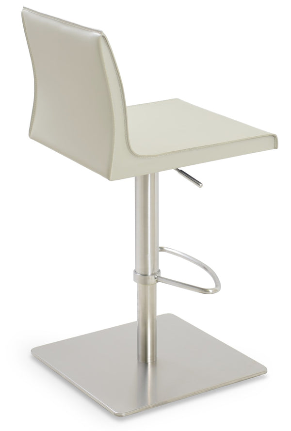 Soho Concept Polo Adjustable Barstools & Counterstools In Eco Bonded Leather - Stylish & Ergonomic Design! Bone  Soho-concept-dining-chair-07119