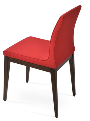 Soho Concept Polo Wood Dining Chair In Camira Era Fabric - Stylish Beige, Ash, Natural Finish With 10-year Guarantee! Walnut,Red  Soho-concept-dining-chair-05654