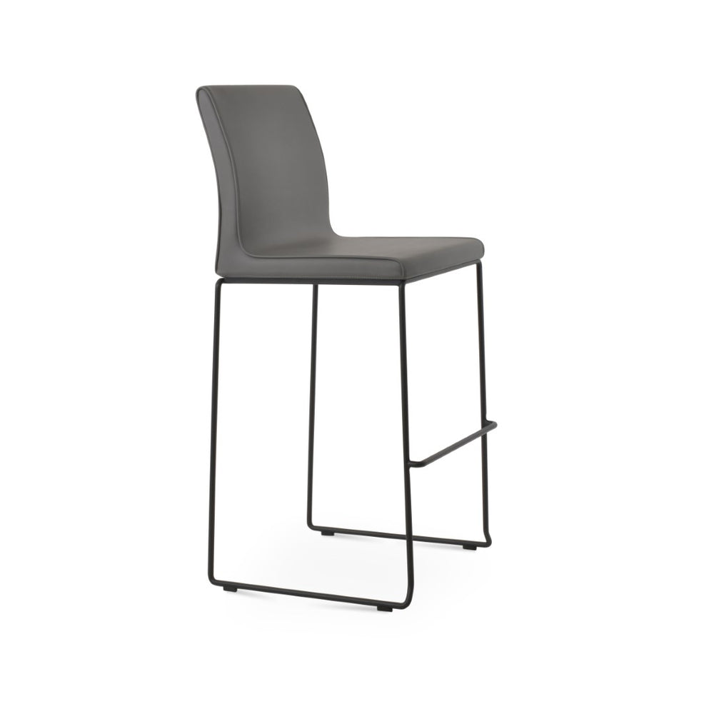 Soho Concept Polo Stackable Barstools & Counterstools – Modern Design, Durable Steel, 5-10 Year Guarantees! Black,Grey  Soho-concept-dining-chair-09682