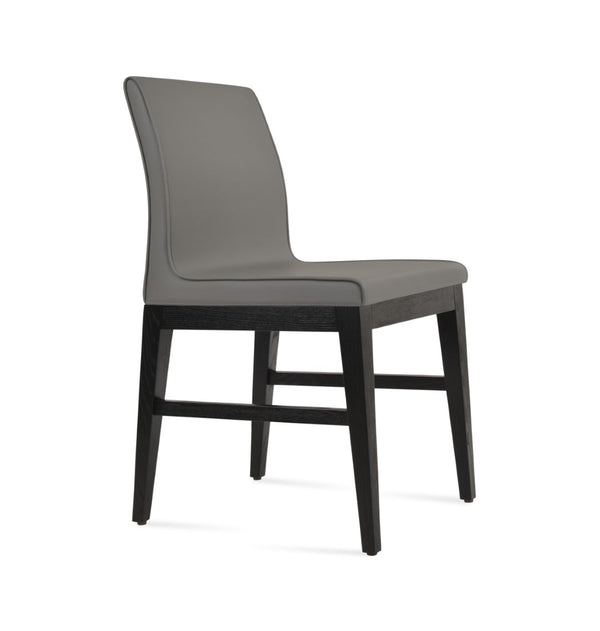 Soho Concept Pasha Wood Dining Chair - Elegant Upholstered Comfort In Beech, 10-year Guarantee & Stylish Options Ash,Black,Grey  Soho-concept-dining-chair-05536