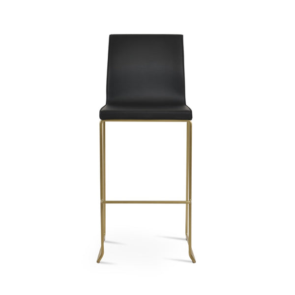 Soho Concept Polo Stackable Barstools & Counterstools – Modern Design, Durable Steel, 5-10 Year Guarantees! Brass,Black  Soho-concept-dining-chair-09677