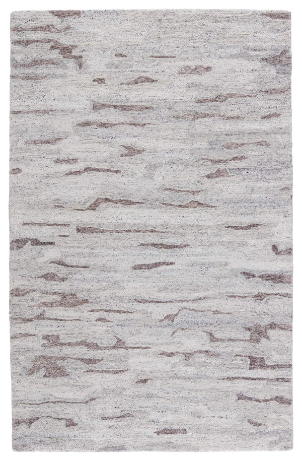 Jaipur Living Jaipur Living Fjord Hand-tufted Wool Abstract Area Rug for Modern Rooms Gray 9'X12' RUG147392