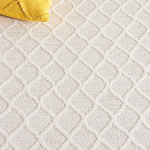 Safavieh Paros Power-Loomed Ivory Polypropylene Area Rug for Modern Living and Dining Rooms 6'-7" x 8'-7" POS102A-6