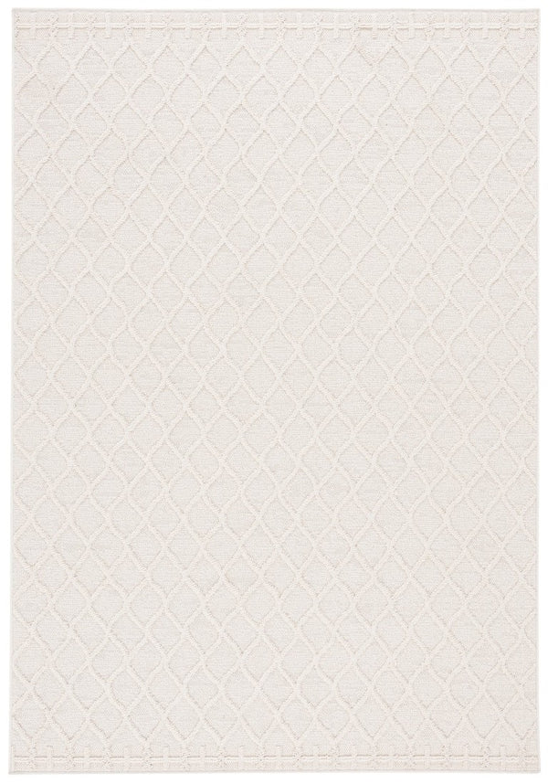 Safavieh Paros Power-Loomed Ivory Polypropylene Area Rug for Modern Living and Dining Rooms 6'-7" x 8'-7" POS102A-6