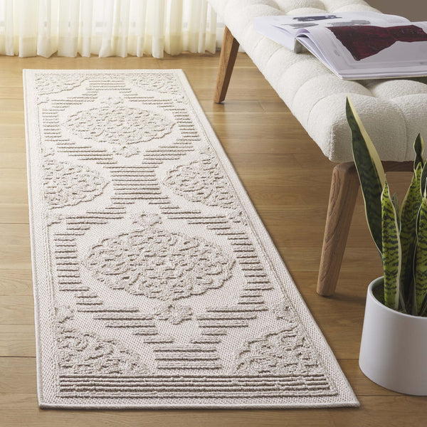 Safavieh Paros Elegant Medallion Area Rug - Timeless Floral Design For Luxury Living Spaces, Durable & Chic Ivory Polypropylene Pos106a-27