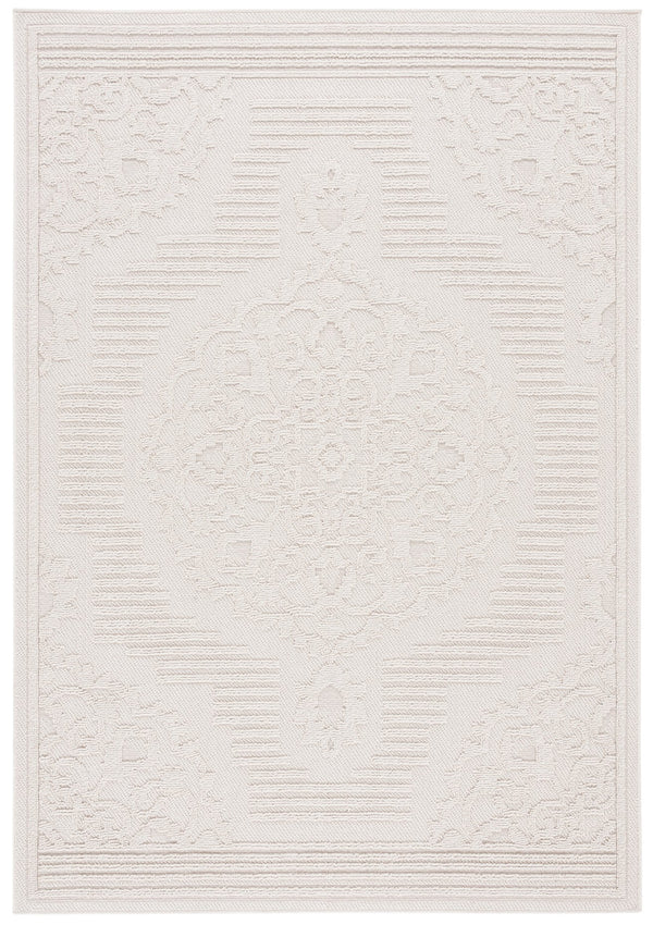 Safavieh Paros Elegant Medallion Area Rug - Timeless Floral Design For Luxury Living Spaces, Durable & Chic Ivory Polypropylene Pos106a-27