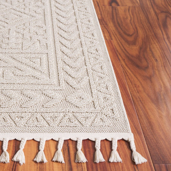 Safavieh Paros Ivory Geometric Area Rug Power Loomed Turkish Polypropylene for Living Rooms 9' x 12' POS110A-9