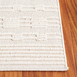 Safavieh Paros Geometric Ivory Polypropylene Runner Rug for Hallways and Entryways 4'-0" x 6'-0" POS112A-4